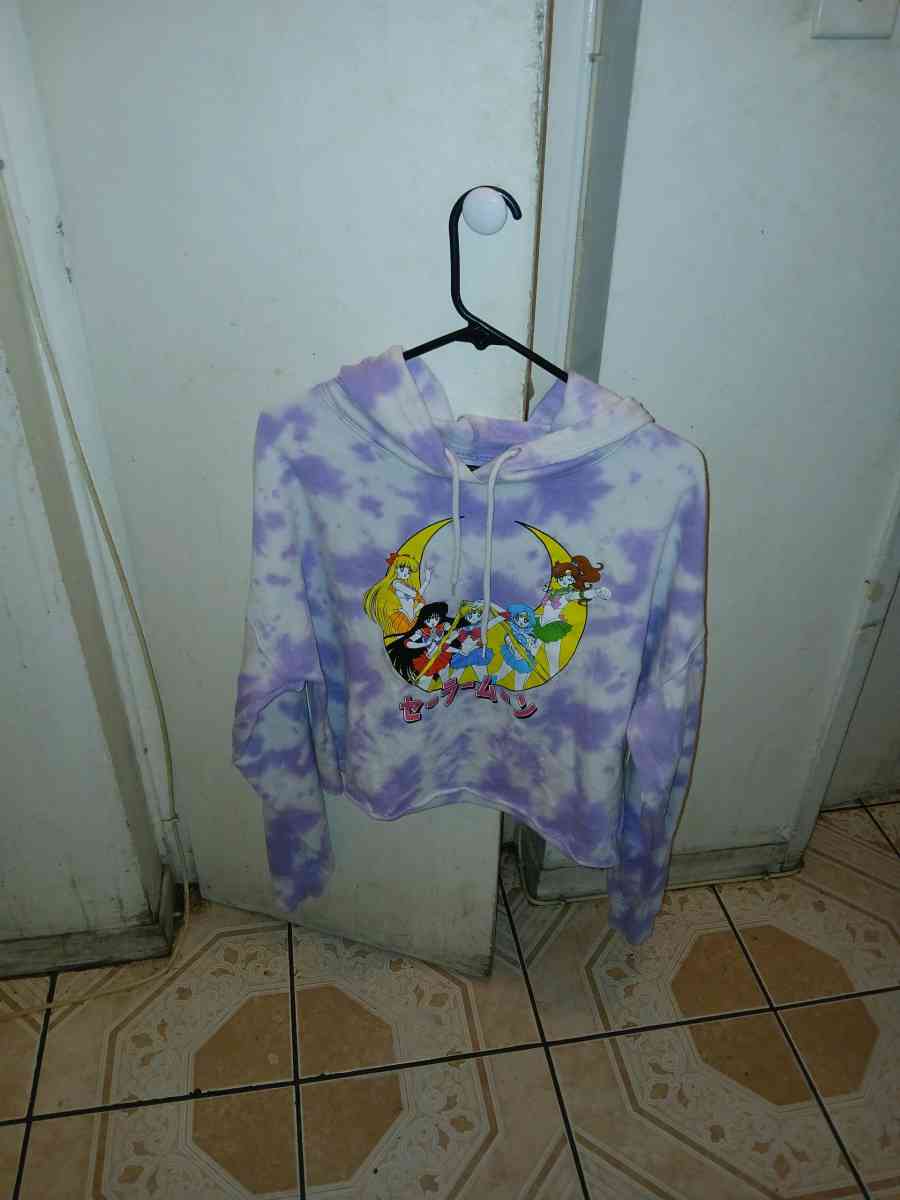 Sailor Moon Naoko Takeuchi Tie Dye Hoodie Sweatshirt Size XL - North Hollywood, California