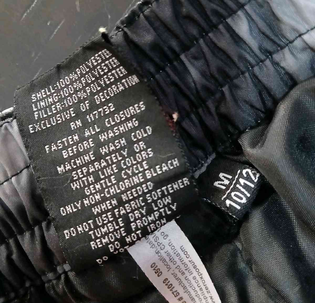 ZeroXposur Insulated Snow Pants for Kids Size 10 to12 - Indianapolis, Indiana - FleaMarketBay