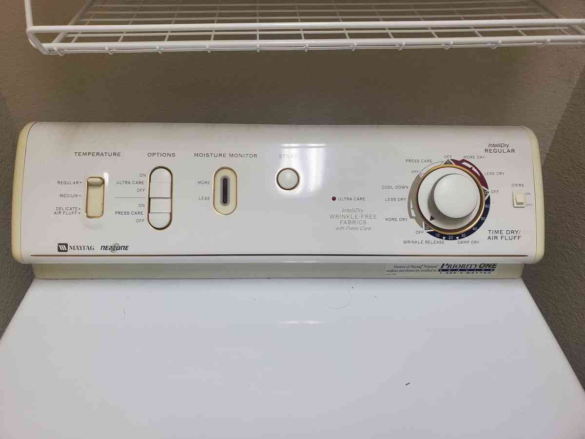 Maytag  Neptune Dryer  Model MDE4000AYW 27W x 28D x 43H - Plano, Texas - FleaMarketBay