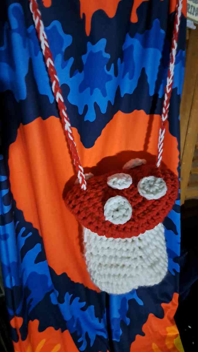 Crotchet Mushroom bag or luminary - Eureka Springs, Arkansas