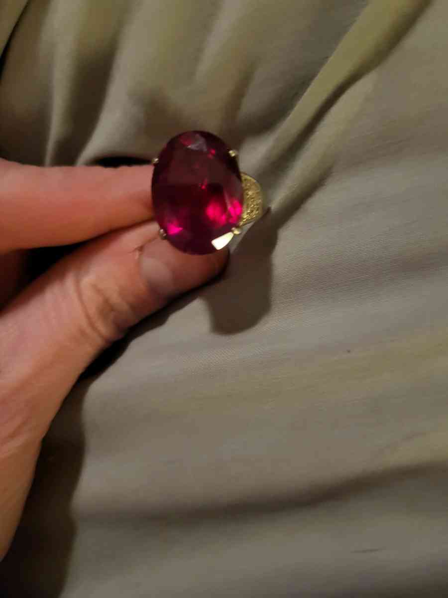 Sterling silver ruby ring - Morrilton, Arkansas - FleaMarketBay