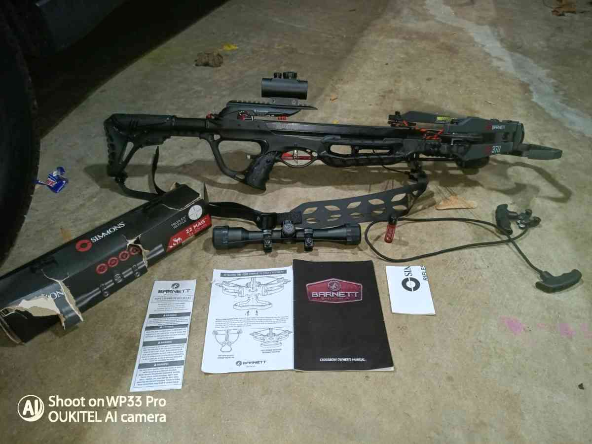 Barnett crossbow and Simmons 22 mag scope - Dallas, Georgia - FleaMarketBay