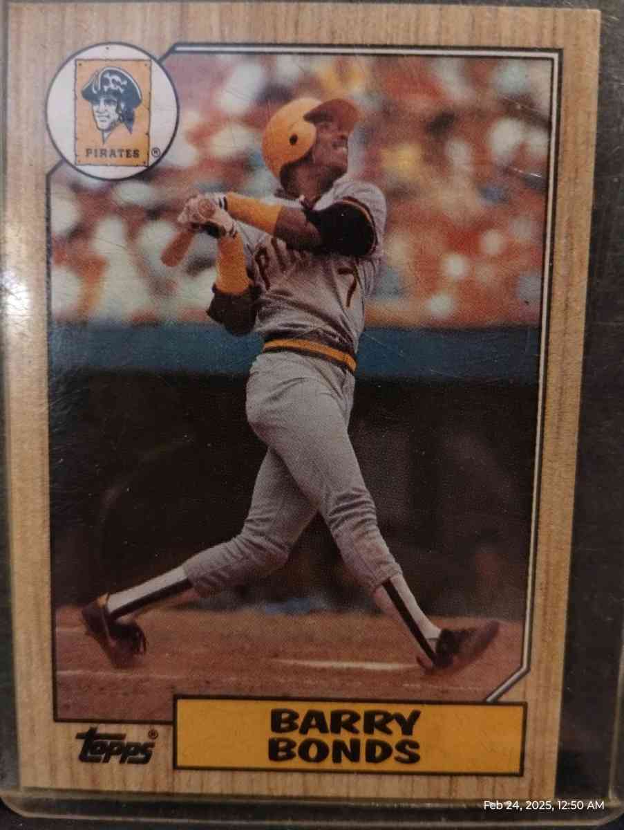 Barry Bonds baseball card Topps 320 - Marianna, Florida