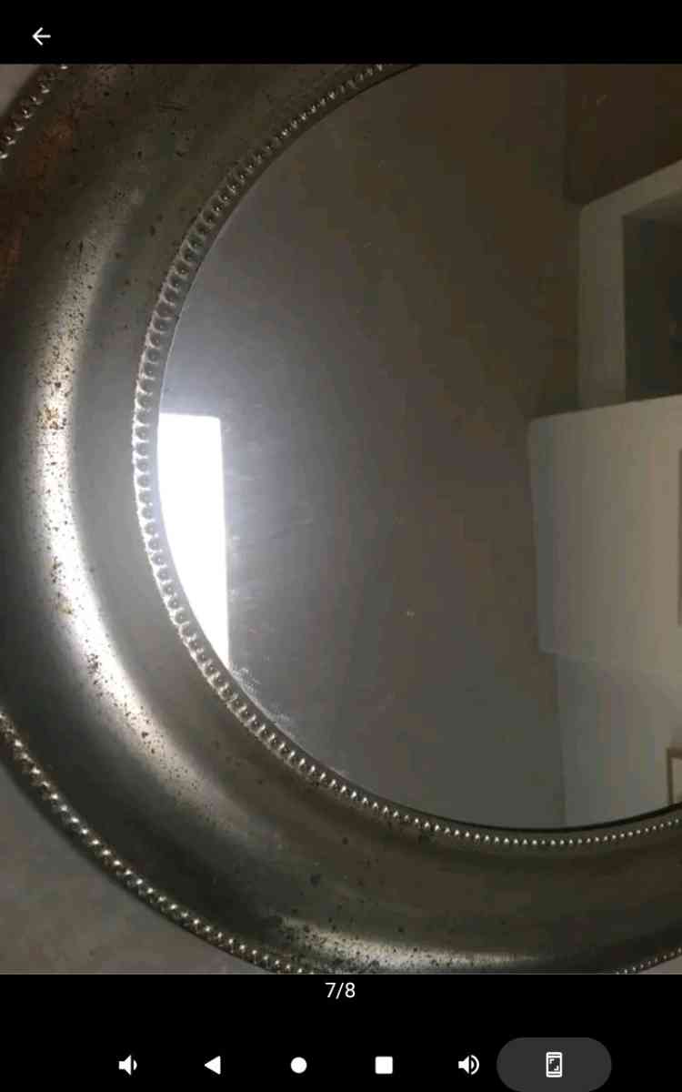 antique princess mirror matel one could use a paint job - Casselberry, Florida - FleaMarketBay