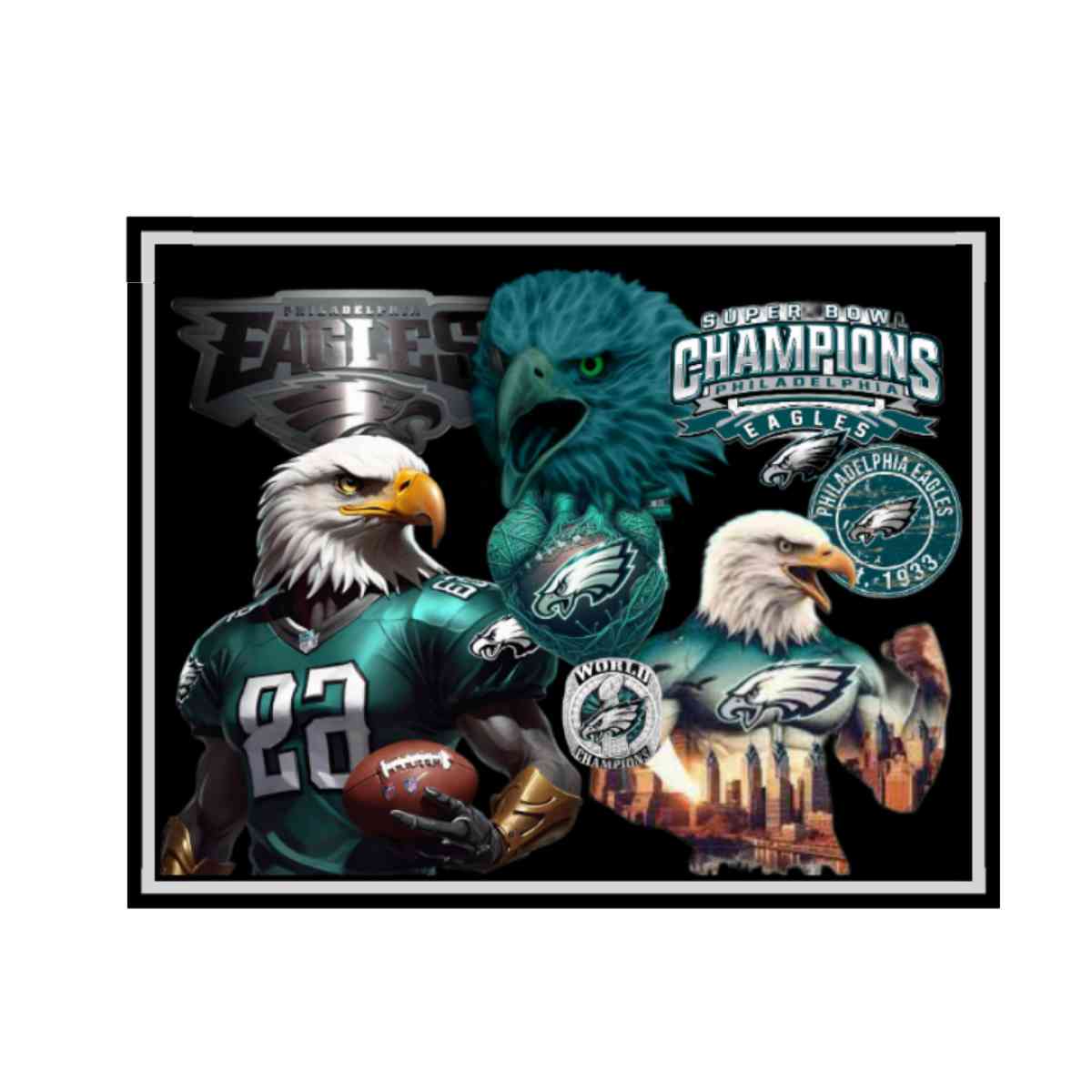 Customer Philadelphia Eagles fine art print - Boise, Idaho - FleaMarketBay