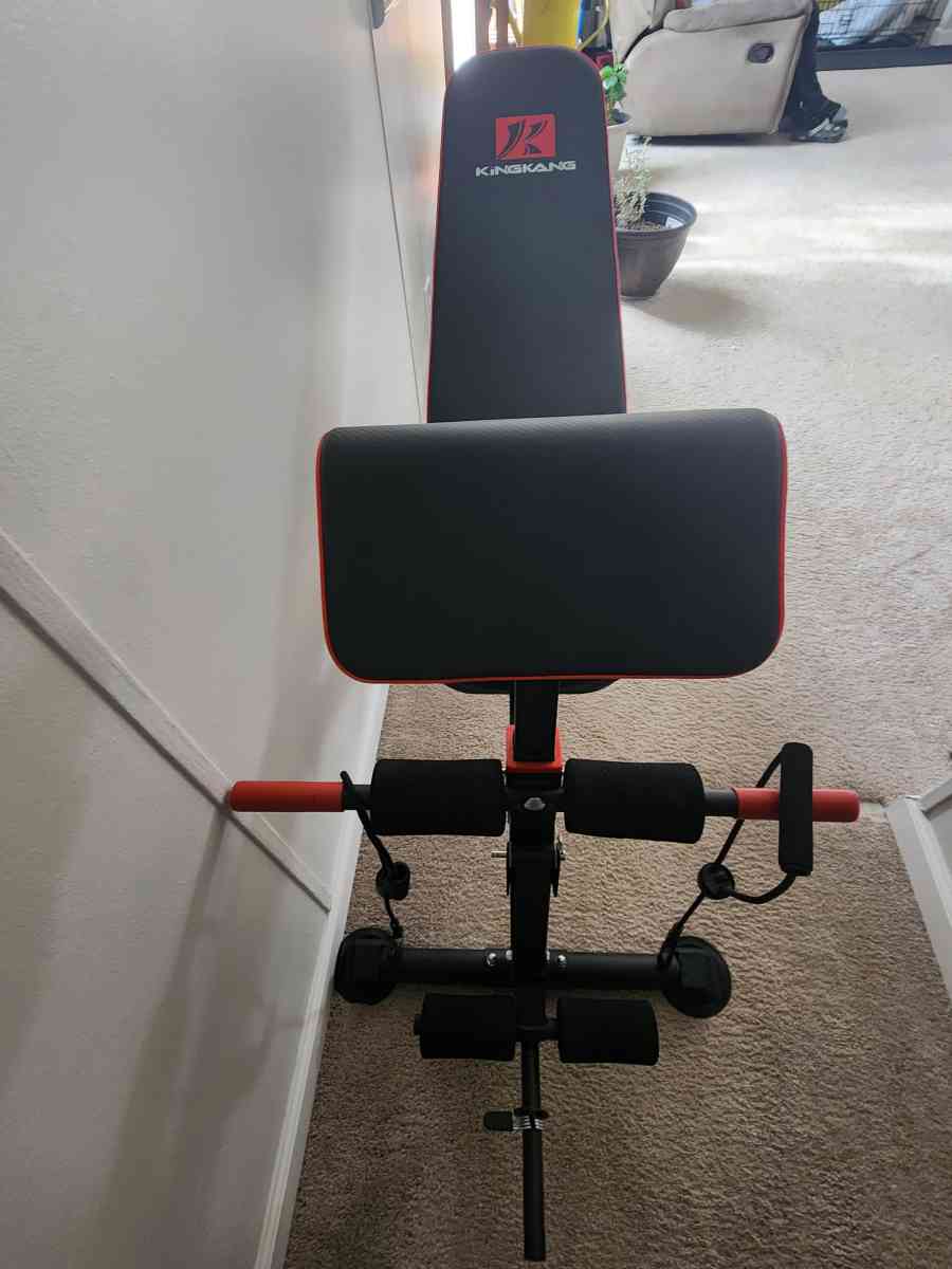 Banco de mancuernas y mesa de pesas plegable - Indianapolis, Indiana - FleaMarketBay