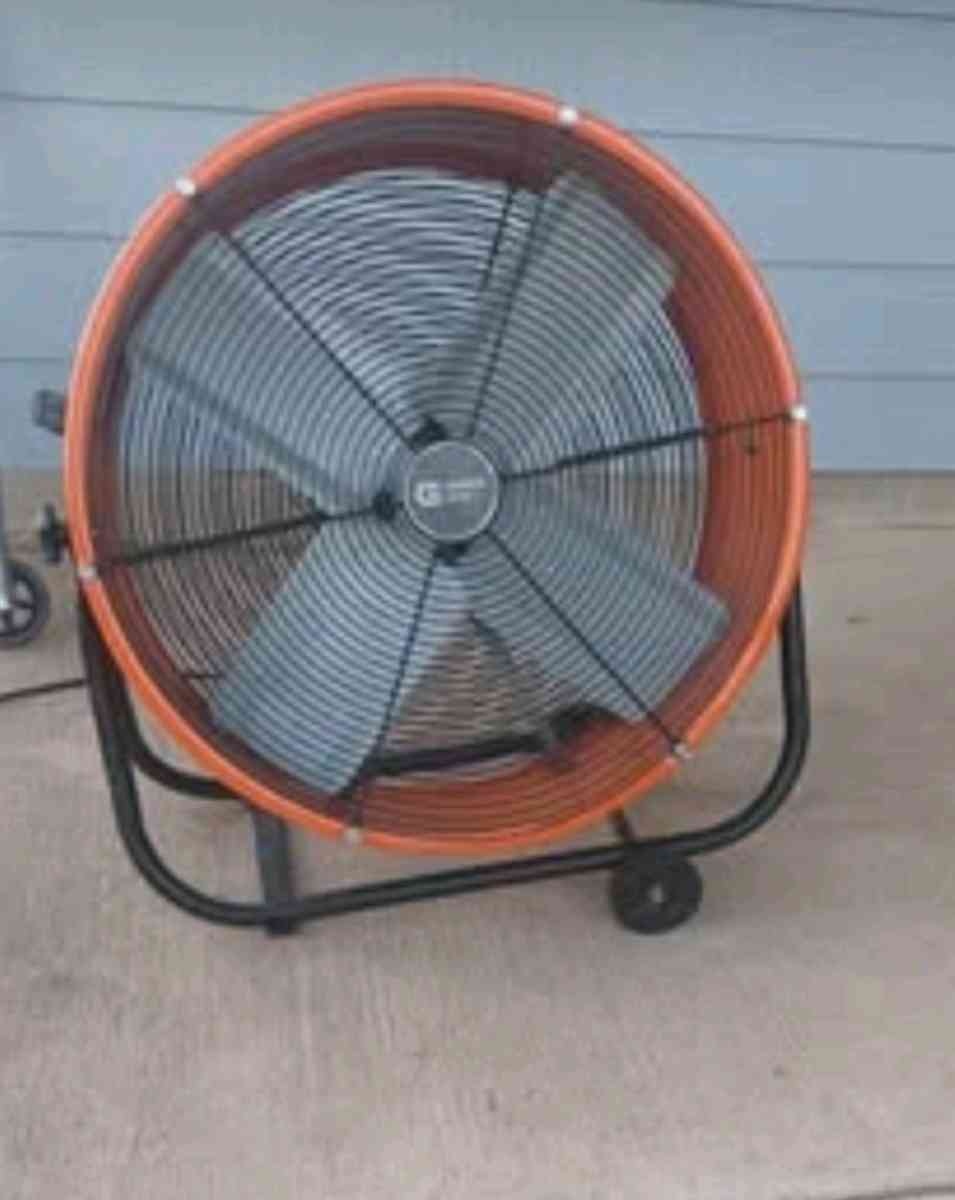 24 in Heavy Duty 2Speed Direct Drive Tilt Drum FanbyCommerci