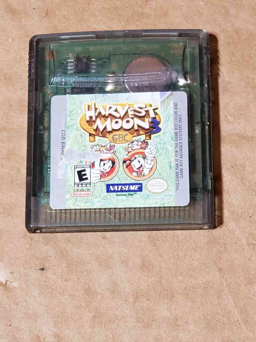 Harvest Moon GBC 3  Game Boy Color 2001  cartridge only - San Antonio, Texas