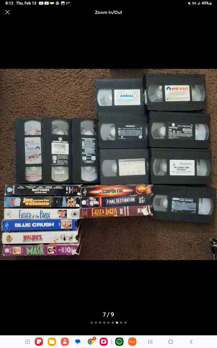 vhs taps lot - Borger, Texas - FleaMarketBay