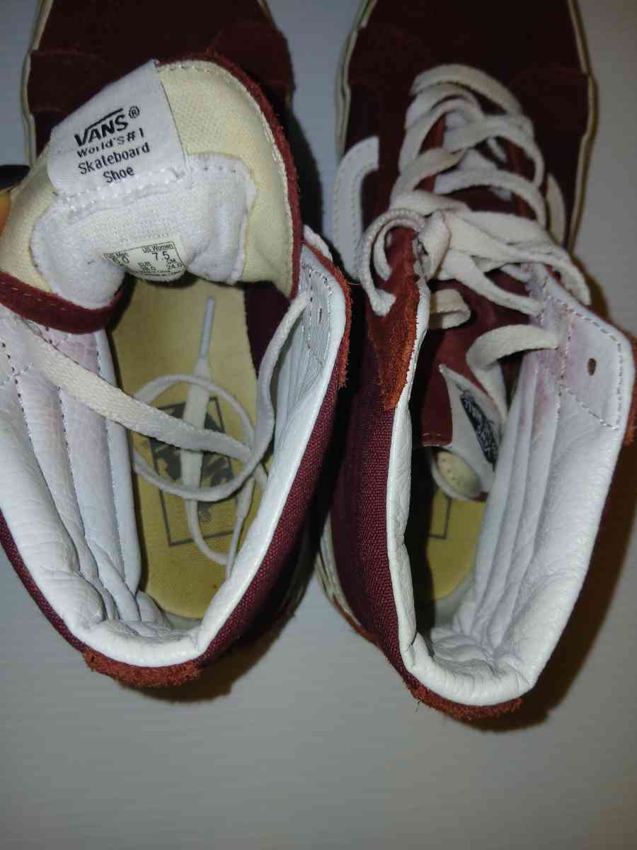 Vans Shoes Womens 75 Sk8Hi Old Skool High Top Sneakers - Jackson, Michigan - FleaMarketBay