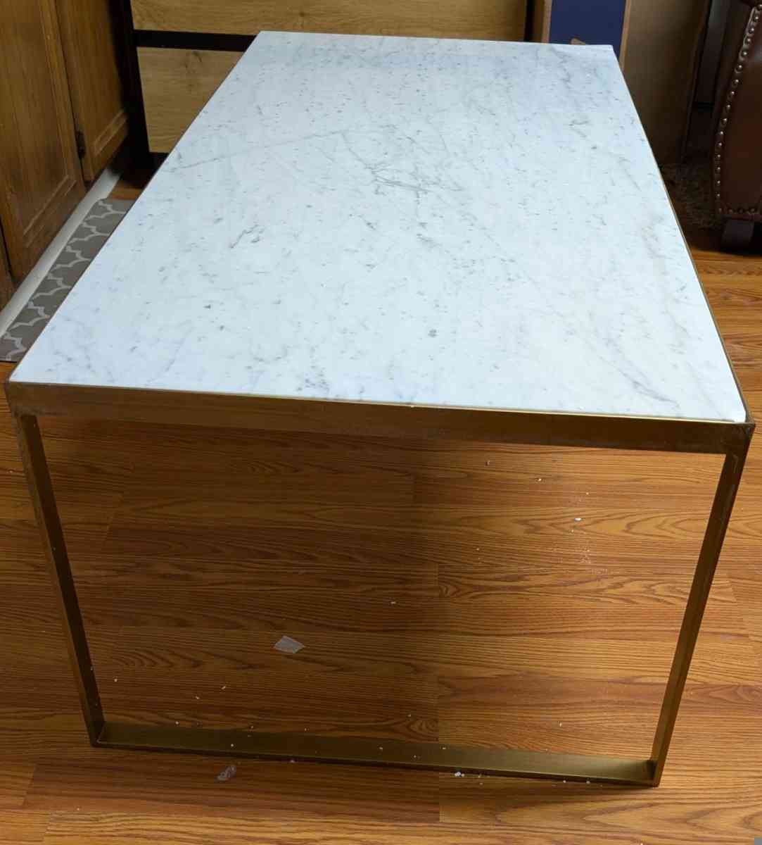 Italian Marble Top Coffee Table - Richfield, Ohio - FleaMarketBay