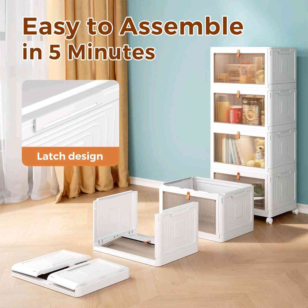 Amazon 4 tier magnetic drawer rack storage bin collapsible - Detroit, Michigan - FleaMarketBay