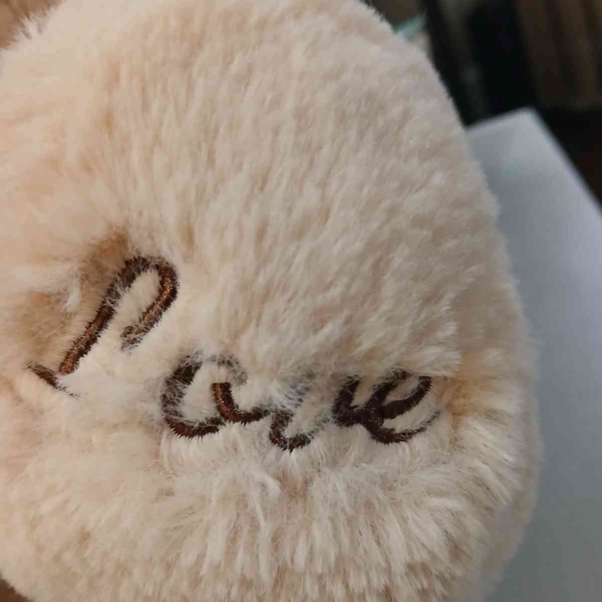 Sitting Teddy Bear with Love Sign 18x12 - Indianapolis, Indiana - FleaMarketBay