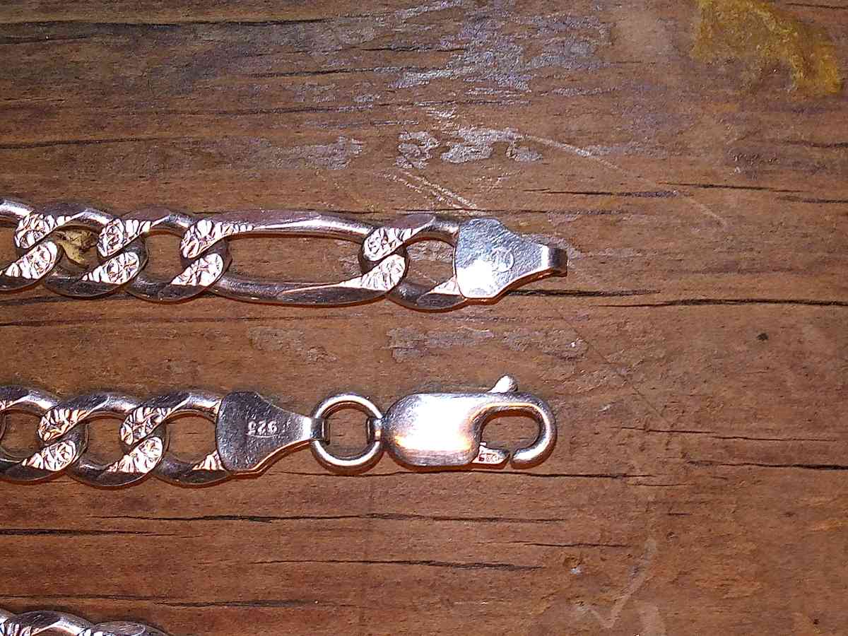 22 inch Hallmark diamond cut 925 Italian silver necklace - Paragould, Arkansas - FleaMarketBay