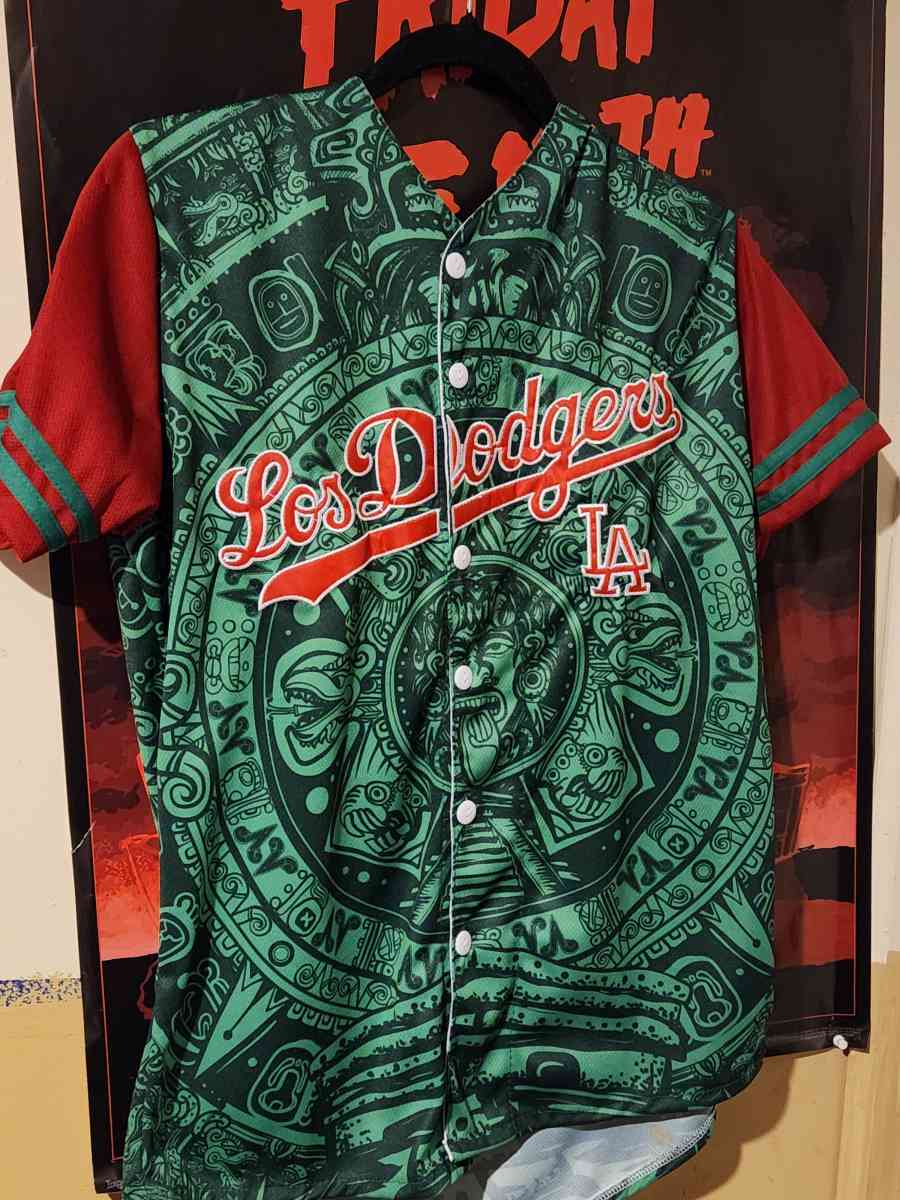 Los dodgers Aztec calendar jersey - Palo Alto, California - FleaMarketBay