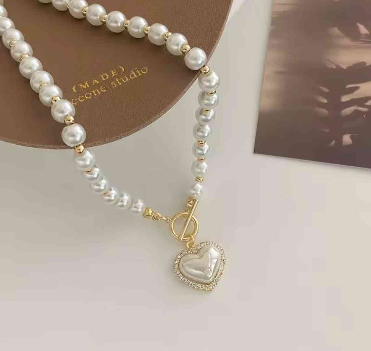 Pearl Heart Necklace - Minneapolis, Minnesota - FleaMarketBay