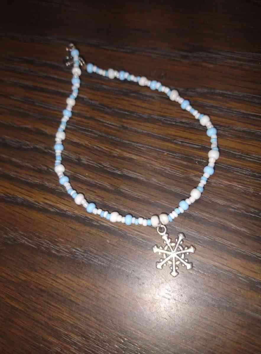 snowflake anklet - Detroit, Maine