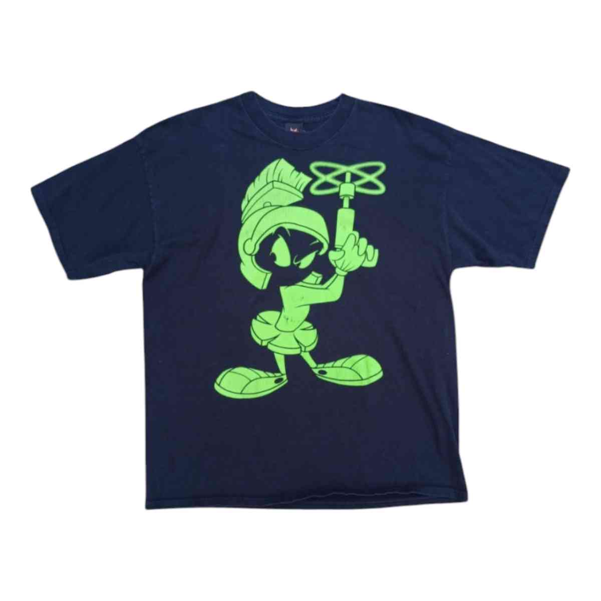 Y2K Looney Tunes Marvin The Martin Mens XL Graphic Tee - Jackson, Michigan