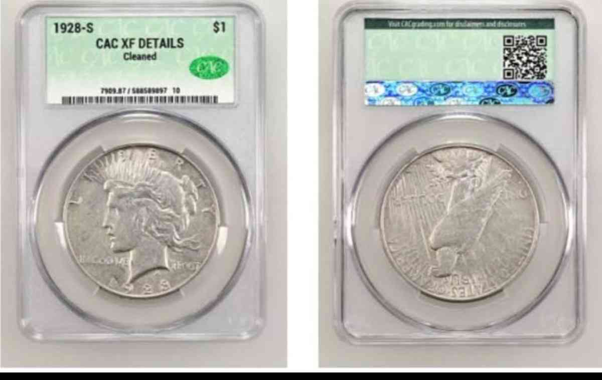 1928 S Peace Silver Dollar - Camden, New Jersey - FleaMarketBay
