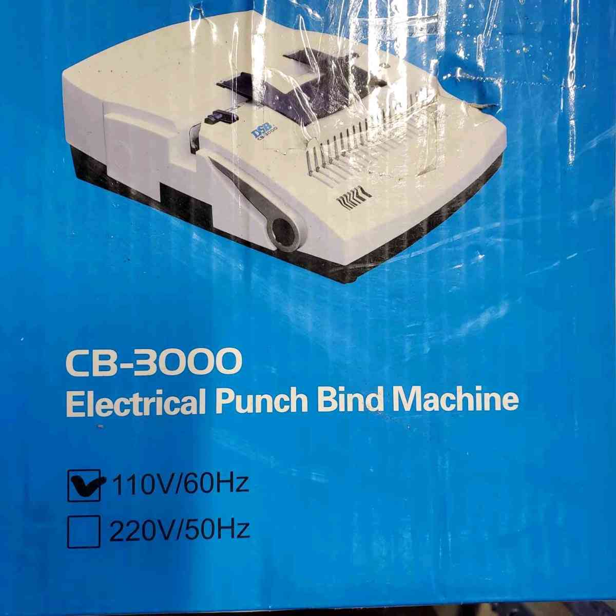 Electric Comb Punch Binding Machine  CB3000  DSB  RRR Home - Rock Island, Tennessee - FleaMarketBay