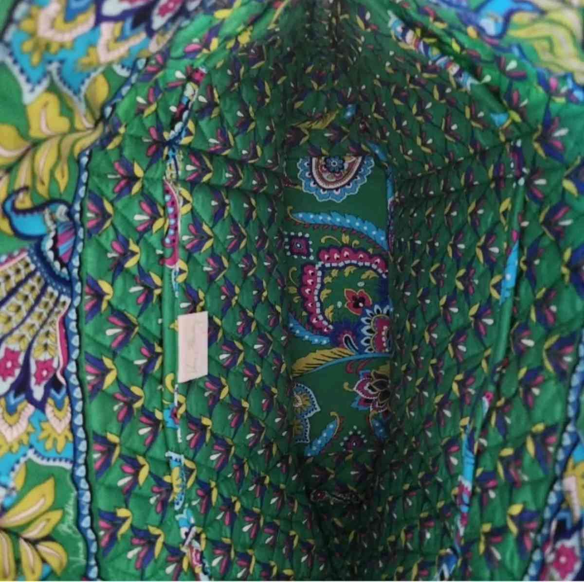 Vera Bradley Emerald  Paisley Toggle Button Tote Bag - Washington, District of Columbia - FleaMarketBay