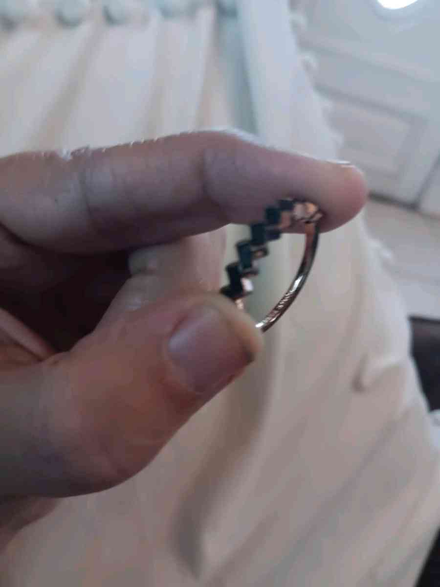 rose gold black diamond ring - Casselberry, Florida - FleaMarketBay