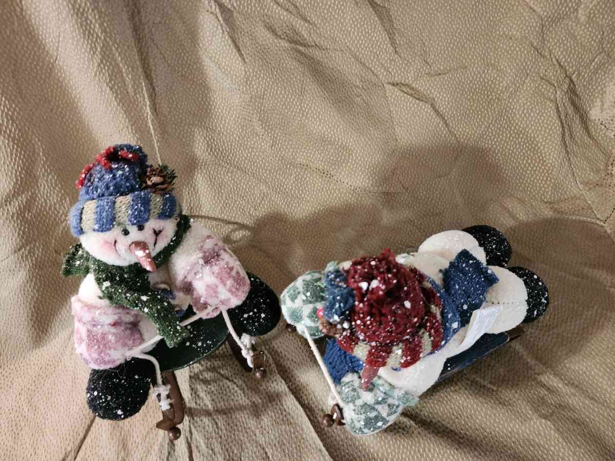 Snowman sled decor - Knoxville, Tennessee - FleaMarketBay