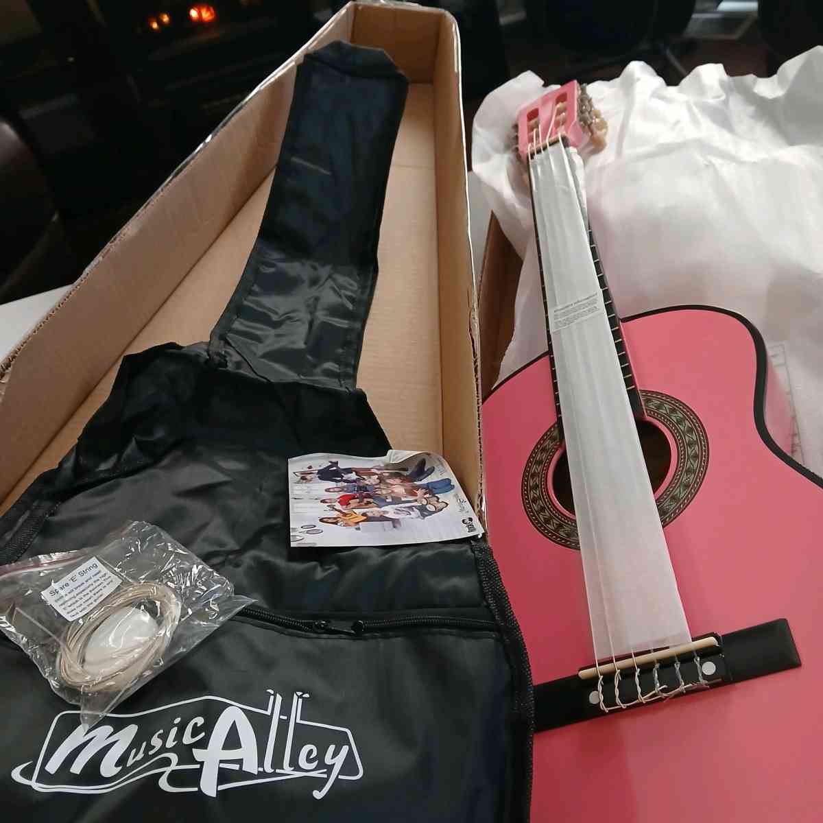 Music Alley Kids Pink Guitar