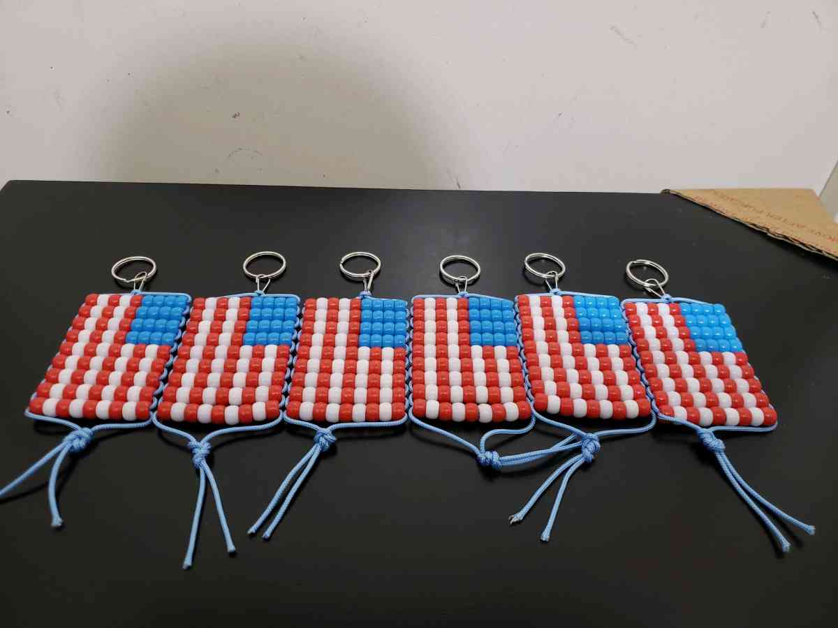 American Flags Keychains - Sacramento, California - FleaMarketBay