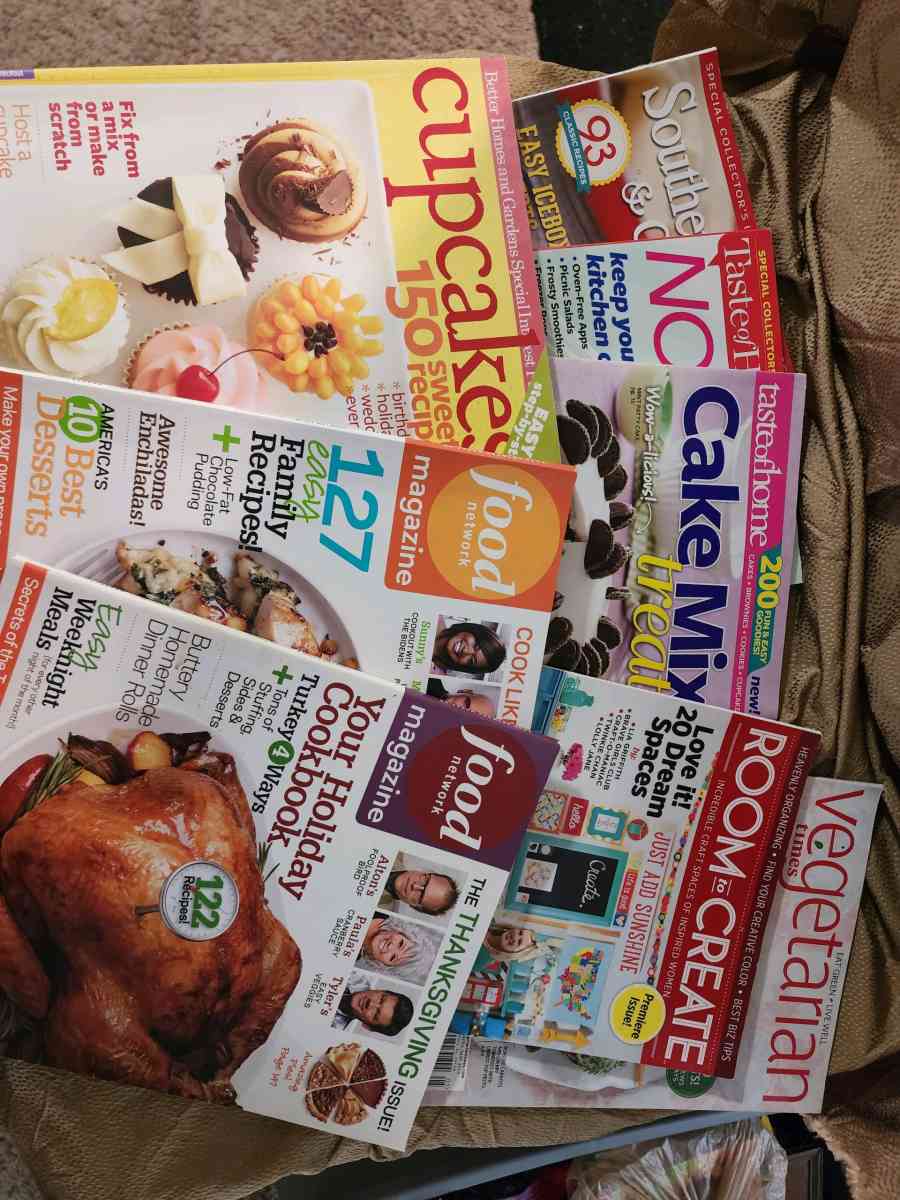8 cooking crafting mags - Knoxville, Tennessee