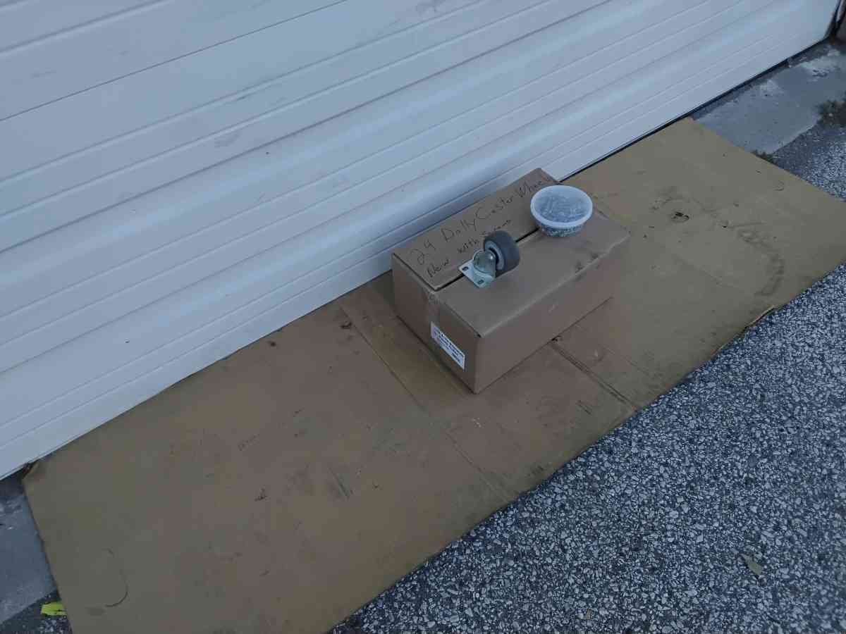 Nice Heavy Duty Caster Wheels 24 and with Hardware Like New - Williamstown, New Jersey - FleaMarketBay