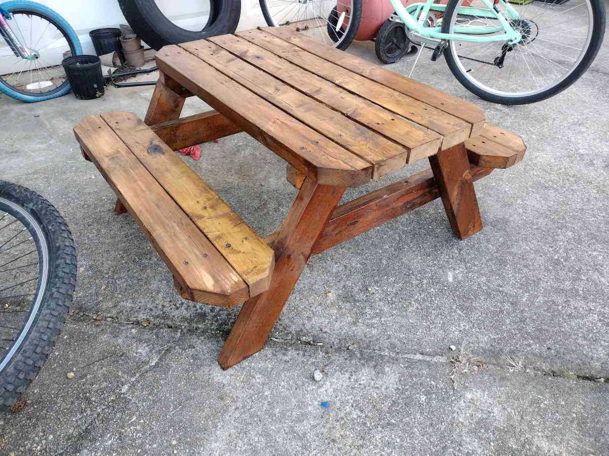 hand built Kids and adult sized picnic tables - Griffin, Georgia - FleaMarketBay