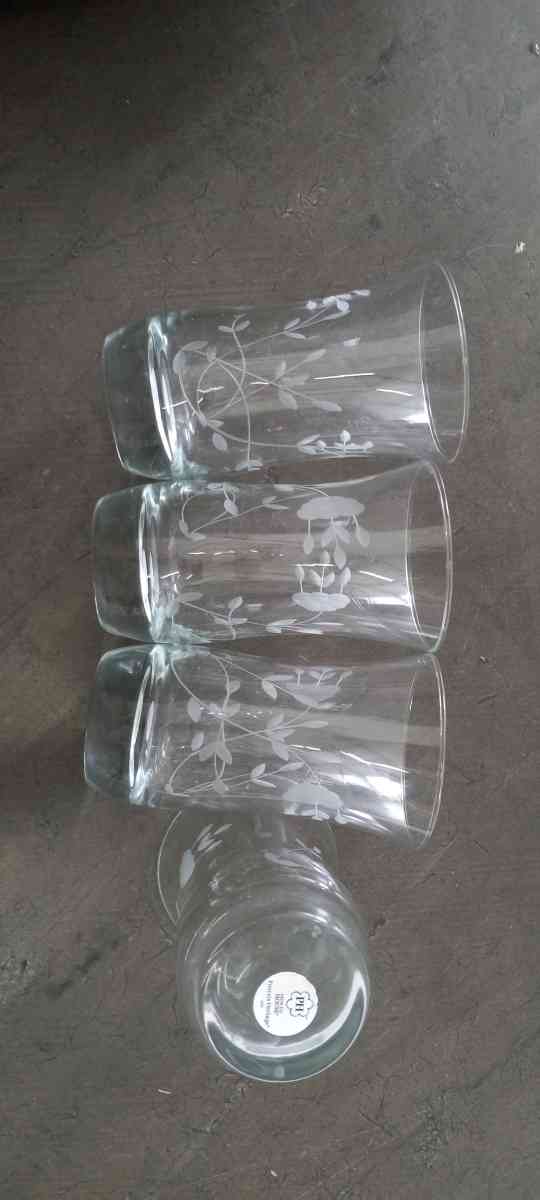 4 PH glass cups - Alhambra, California - FleaMarketBay