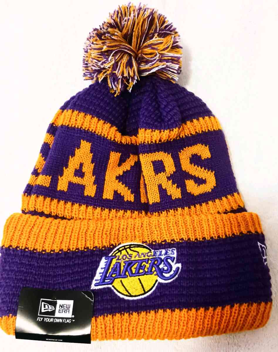 LA Lakers winter hat beanie
