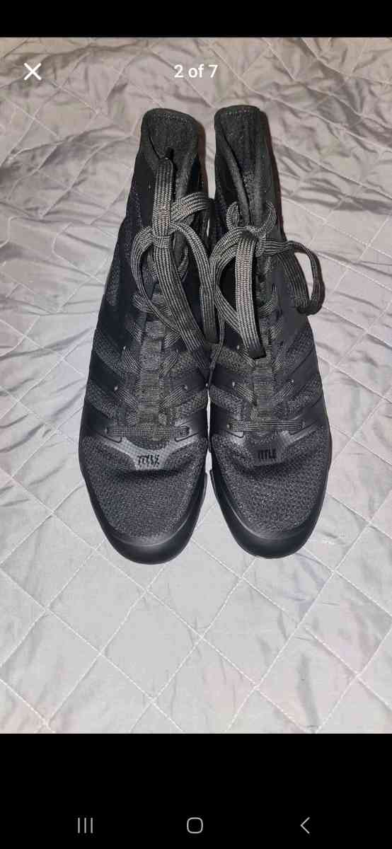 Black TITLE Boxing shoes men - Gainesville, Virginia - FleaMarketBay