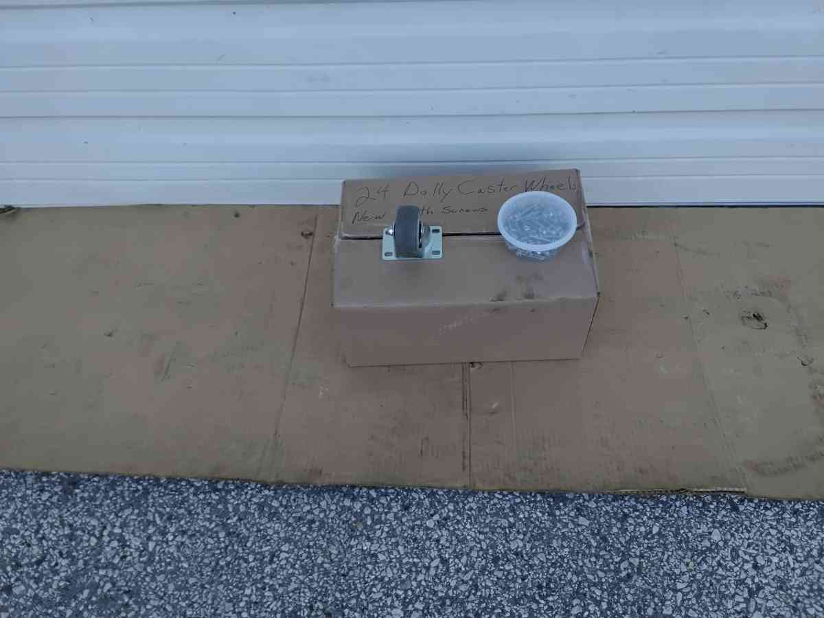 Nice Heavy Duty Caster Wheels 24 and with Hardware Like New - Williamstown, New Jersey