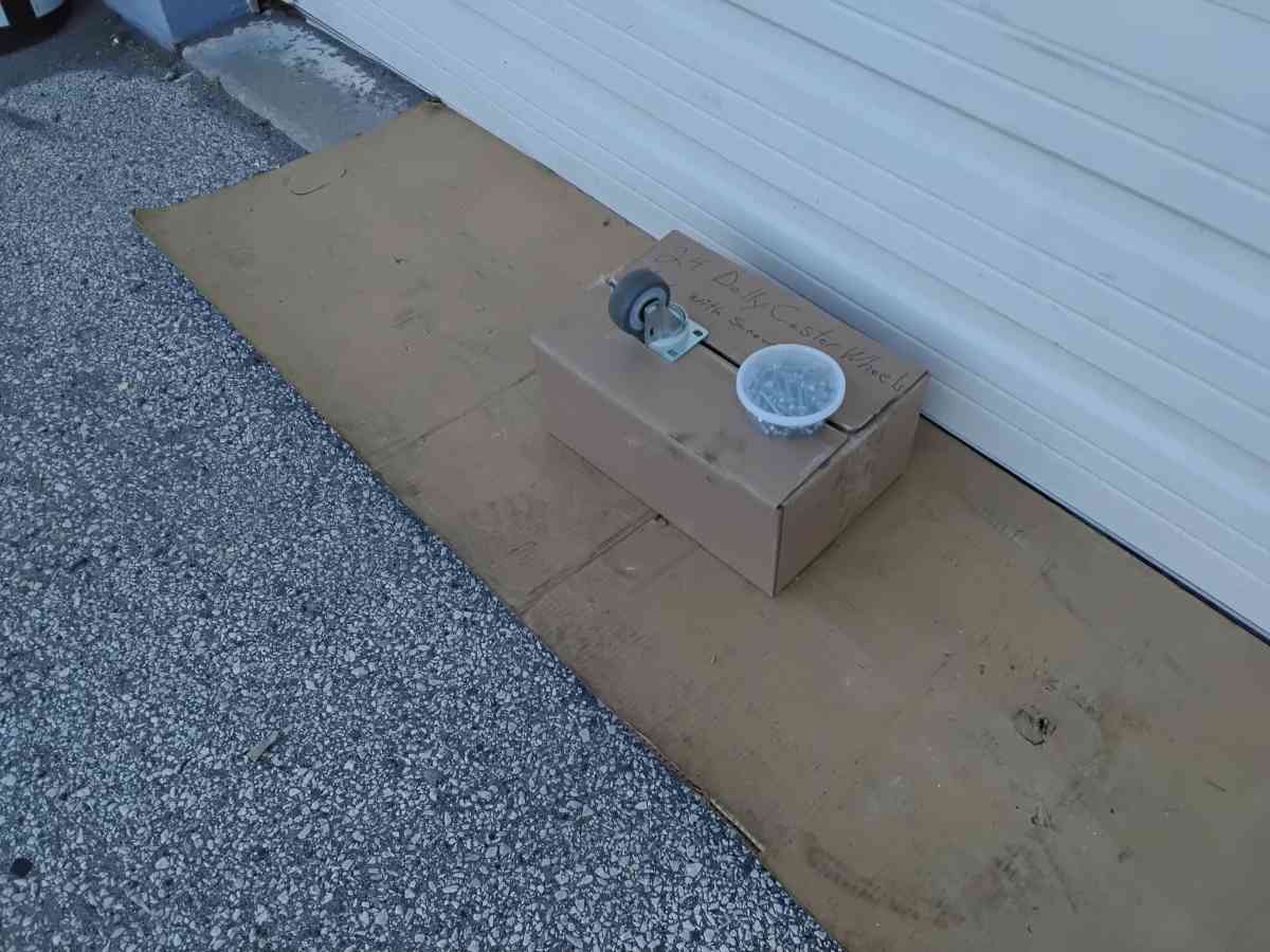 Nice Heavy Duty Caster Wheels 24 and with Hardware Like New - Williamstown, New Jersey - FleaMarketBay