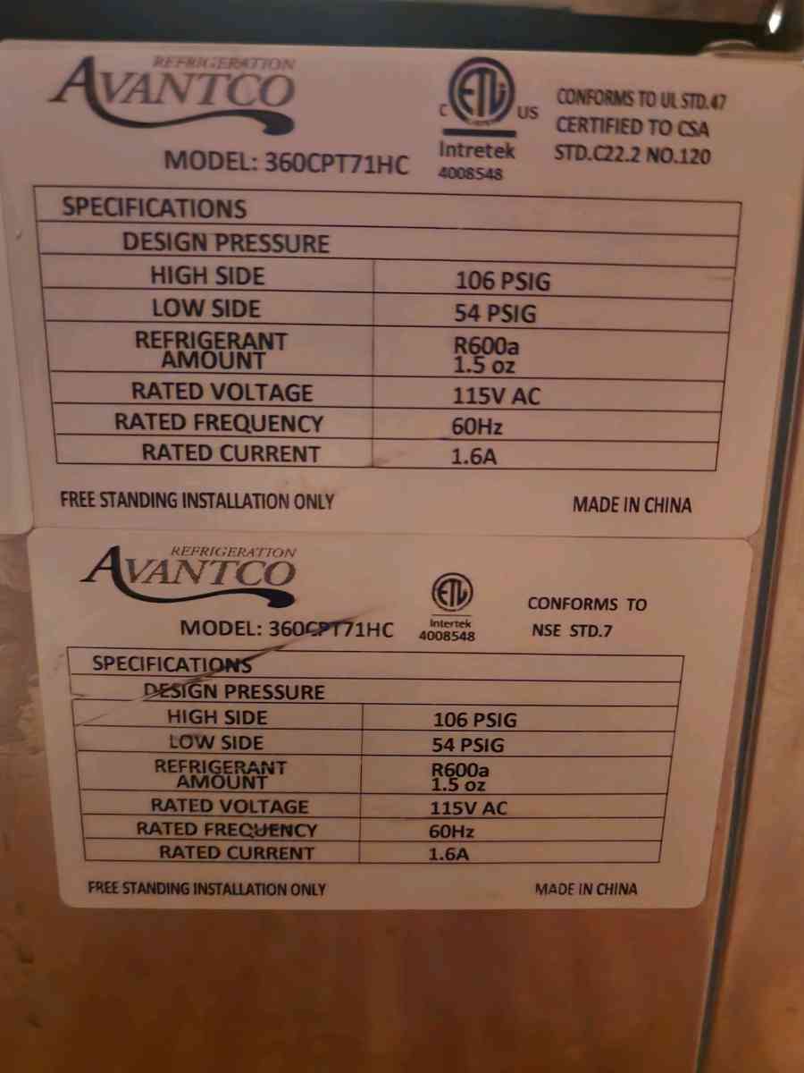 refrigerator and tables for commercial - El Paso, Texas - FleaMarketBay