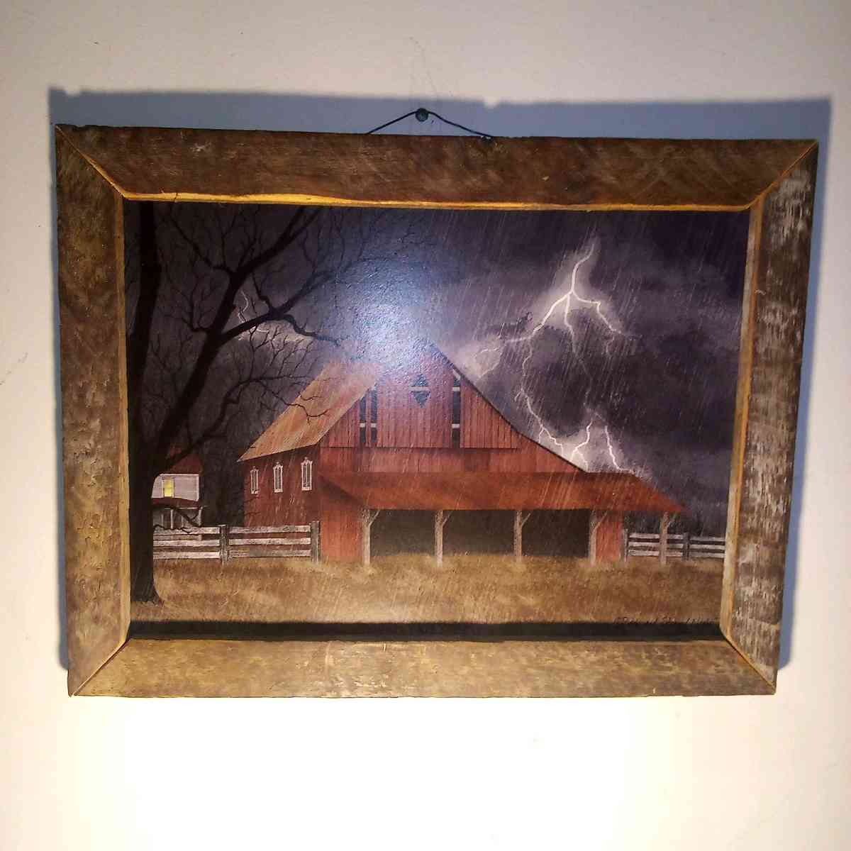 Modern DAY AMISH ART BY THE Late Billy Jacobs - Columbia, Pennsylvania