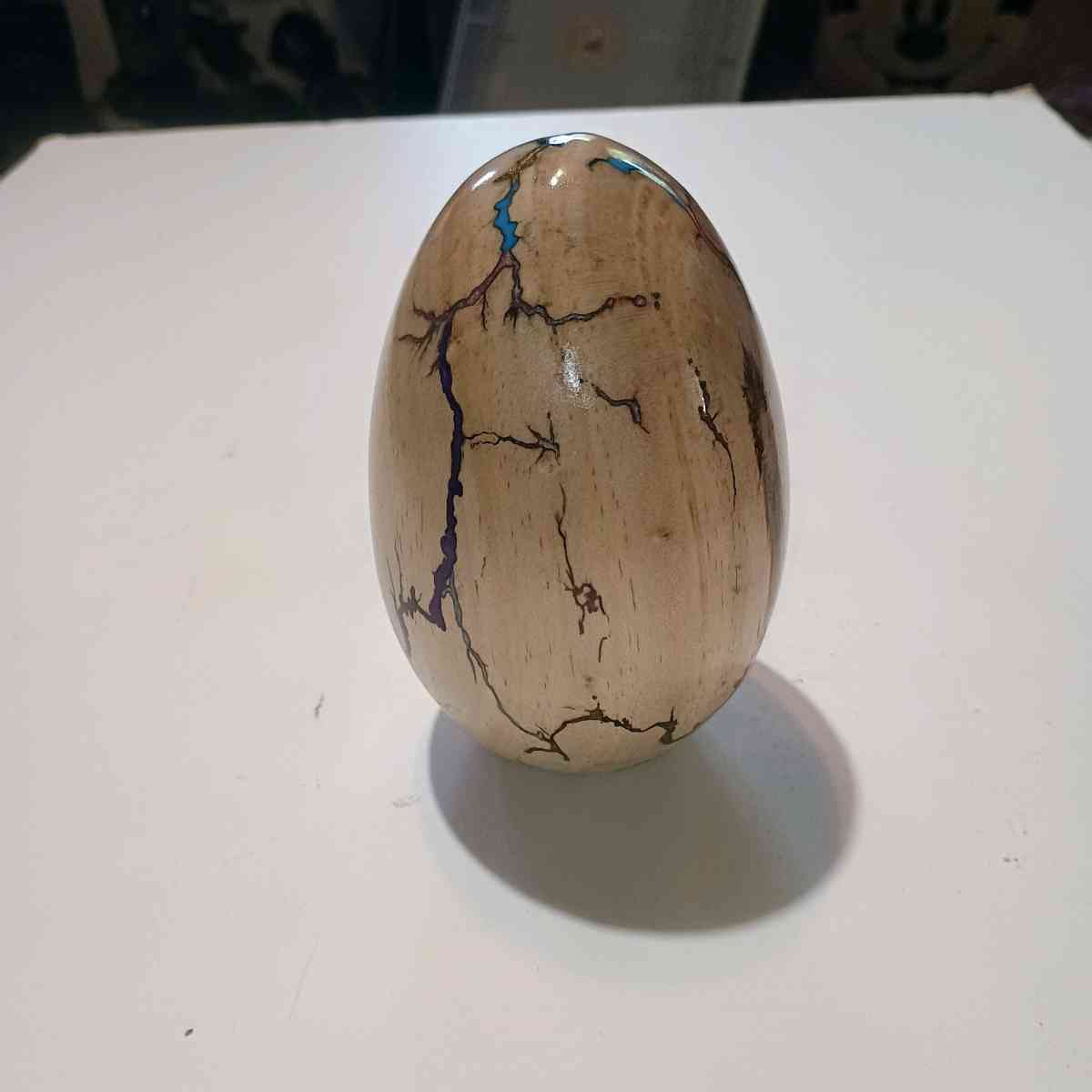 Egg Lichtenberg Fractal Burn Easter - Clearwater, Kansas