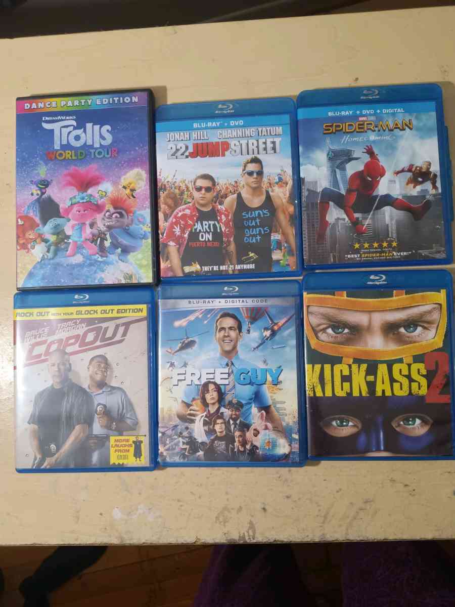 Used Blue Ray dvds - Charlotte, North Carolina - FleaMarketBay