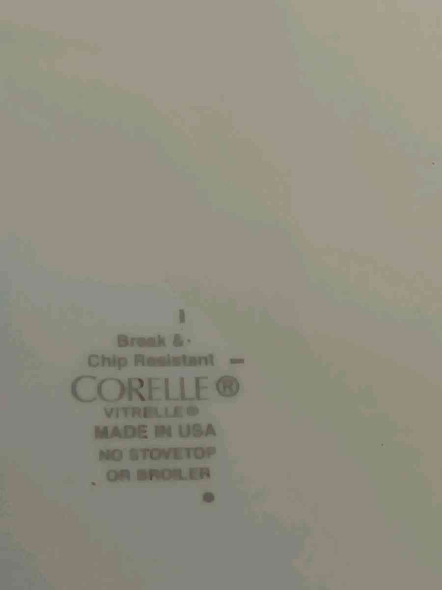 Set of 2 Corelle VITRELLE Splendor Square Luncheon 9 Plates - Roanoke, Virginia - FleaMarketBay