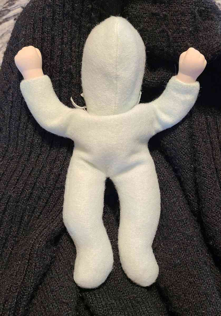 1980 OOAK Vintage SoftBody 7 Porcelain Sleeping Baby Doll  R - Akron, Ohio - FleaMarketBay