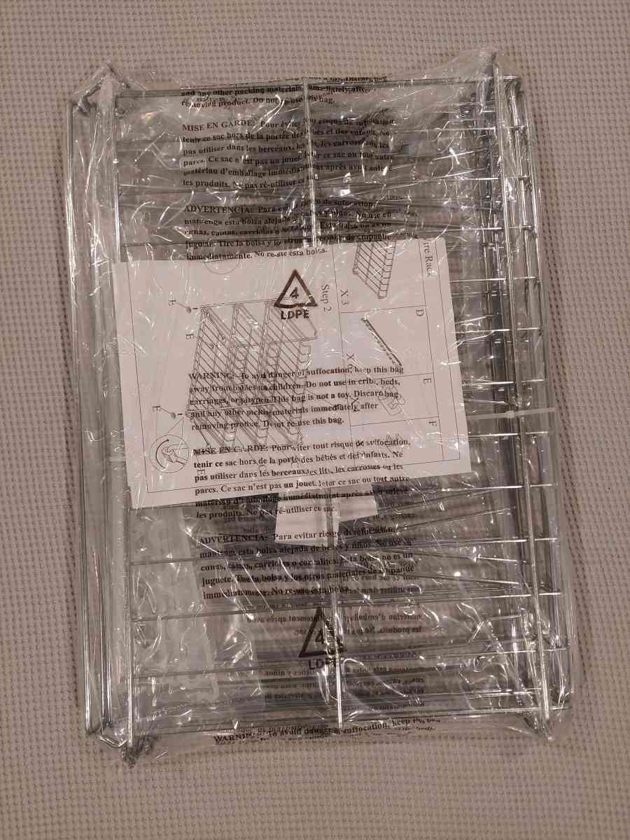 Chrome Stackable Wire Rack - North Providence, Rhode Island - FleaMarketBay