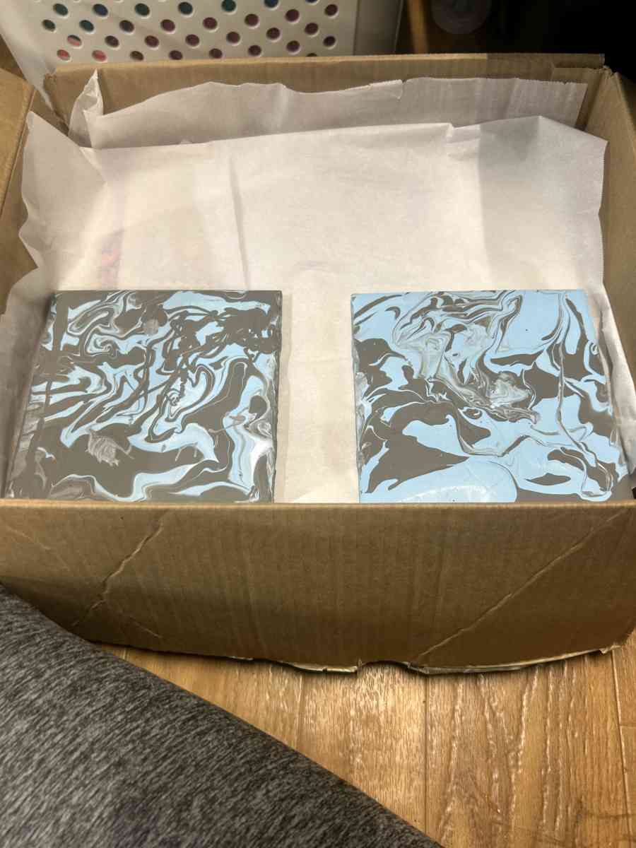 designed ceramic tiles for home decor and used for coasters - Somerville, Alabama