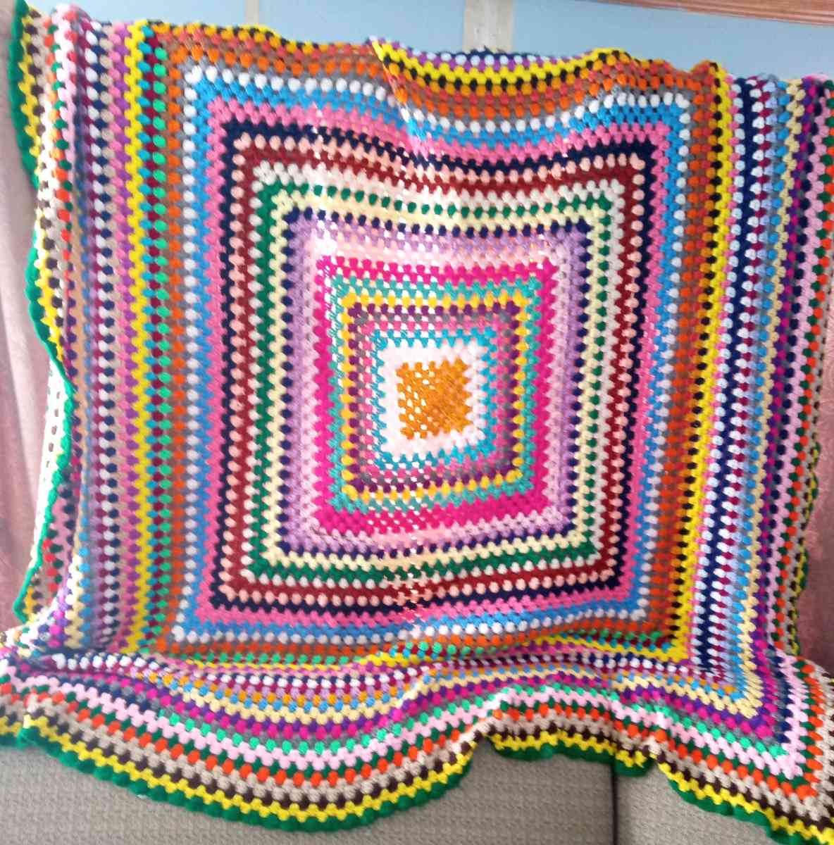 crochet blanket throw - Ranson, West Virginia - FleaMarketBay