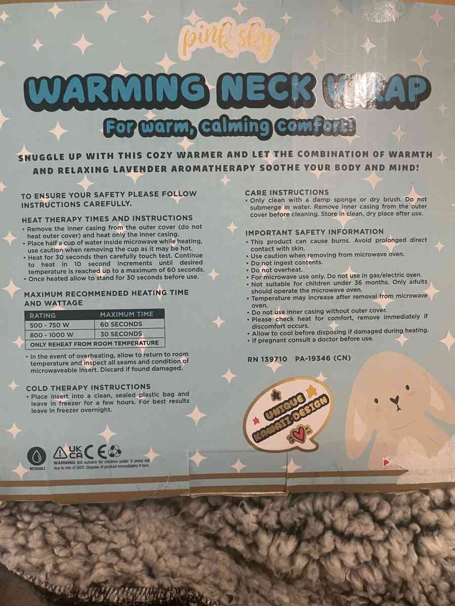 warming neck wrap - Fountain Valley, California - FleaMarketBay