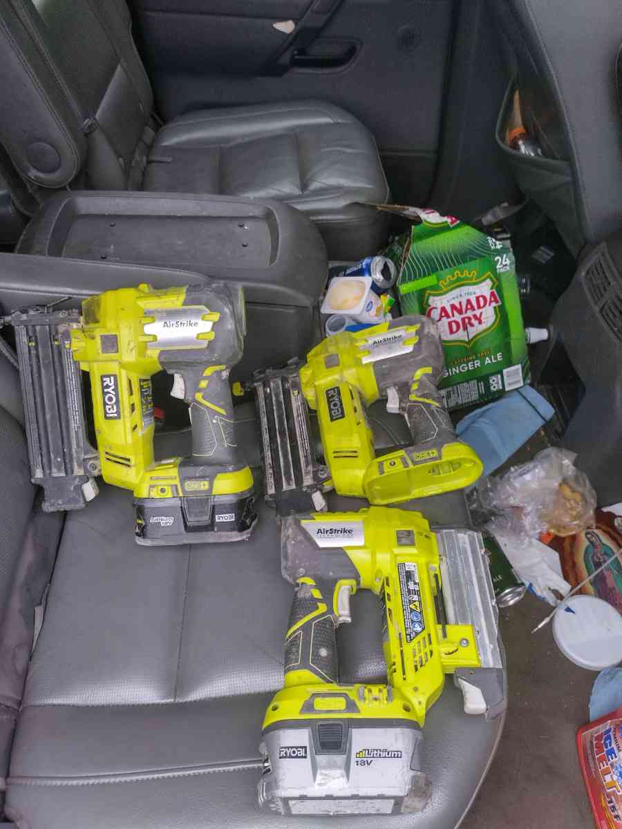 Ryobi nail cordless guns - Joliet, Illinois - FleaMarketBay