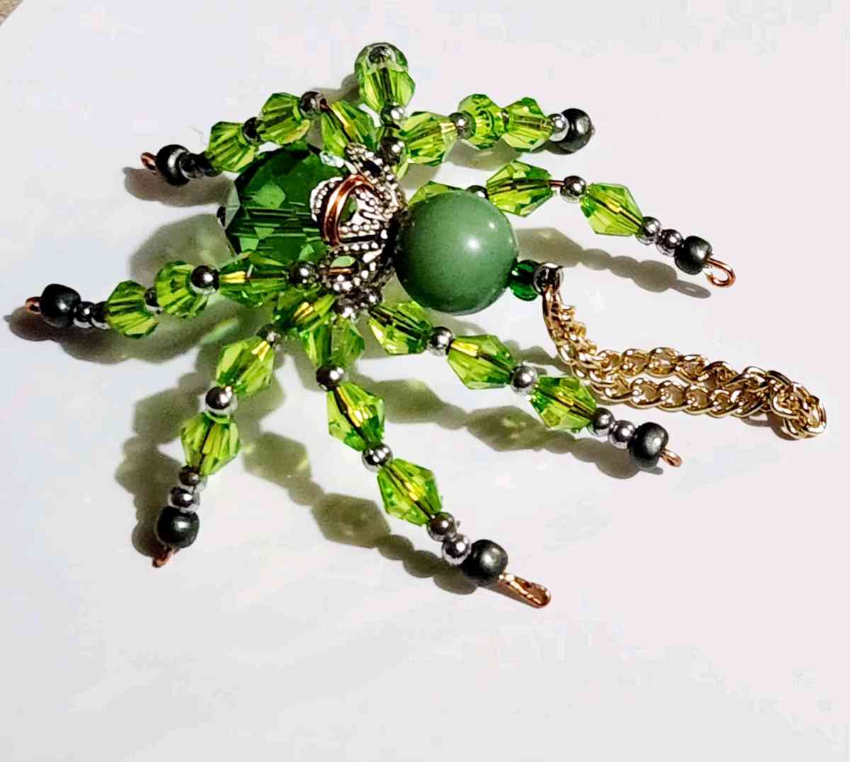 handmade glass beaded spider - Imlay, Nevada