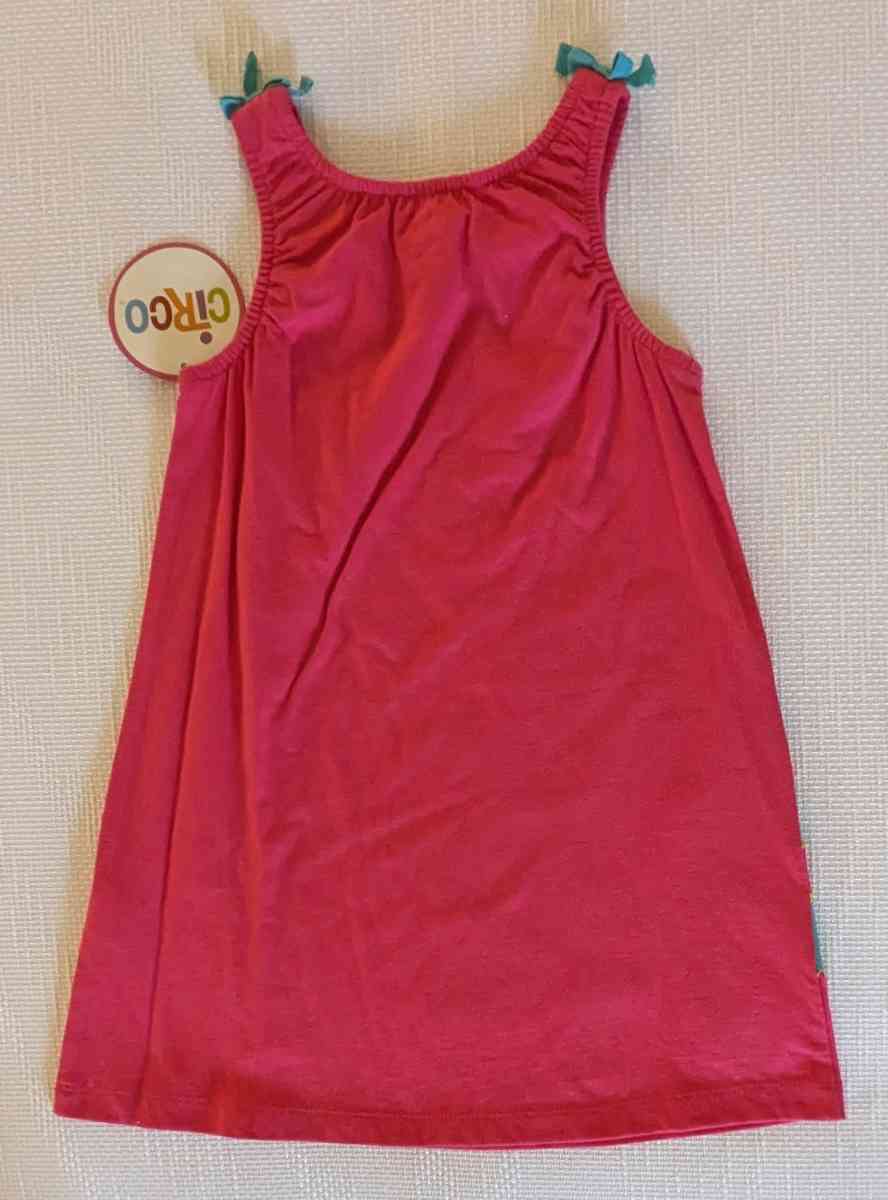 Vibrant Girls Sleeveless Dress With Flower Print - Staten Island, New York - FleaMarketBay